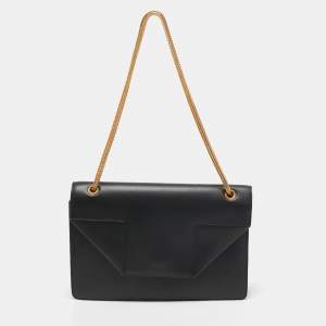 Saint Laurent Black Leather Medium Betty Shoulder Bag