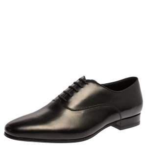 Saint Laurent Paris Black Leather Derby Size 37.5
