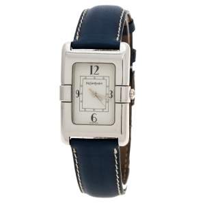 Saint Laurent Paris White Stainless Steel Classic Women's Wristwatch 26 mm
