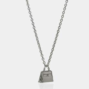 Salvatore Ferragamo Charms Sterling Silver Pendant Necklace