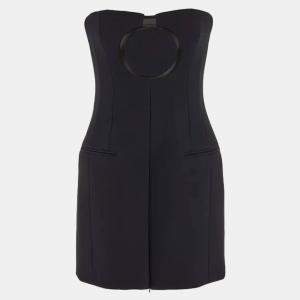 Pre Owned Salvatore Ferragamo Black Cotton Dress