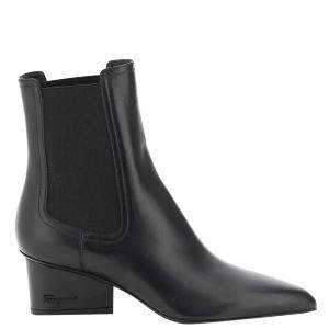 Salvatore Ferragamo Black Chelsea Boots Size US 8.5/EU 39