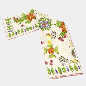 Pre Owned Salvatore Ferragamo Multicolor Silk Scarf