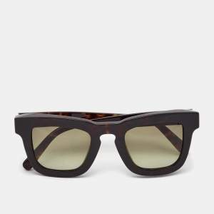 Salvatore Ferragamo Dark Brown SF771S Square Sunglasses