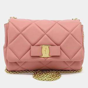 Pre Owned Salvatore Ferragamo Vara Crossbody Bag