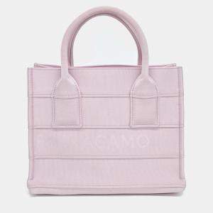 مملوكة مسبقًا Salvatore Ferragamo Pink Fabric fabric tote bag