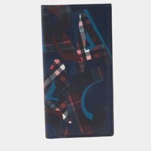 Salvatore Ferragamo Multicolor Geometric Print Bi-fold Long Wallet