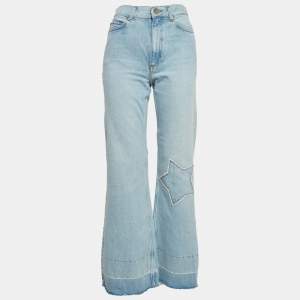 مملوكة مسبقًا بنطلون جينز واسع الساق دينم أزرق ستراديفاريوس ساندرو مقاس صغير - خصر 26 بوصة