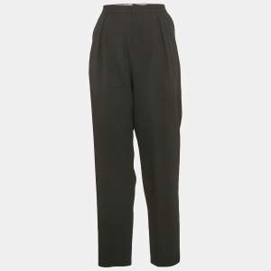 See by Chloe Black Crepe Trousers L