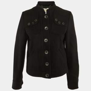Pre Owned See by Chloe Black Wool Blend Jacket M