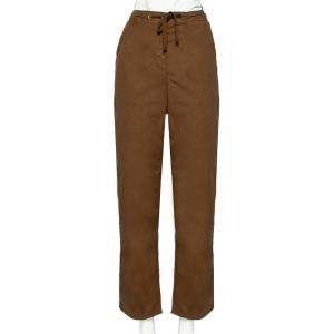 See By Chloe Brown Cotton High Waisted Cargo Pants M