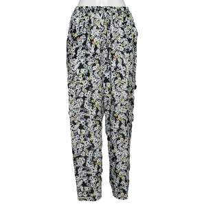 See by Chloe Multicolor Floral Printed Silk Trouser M