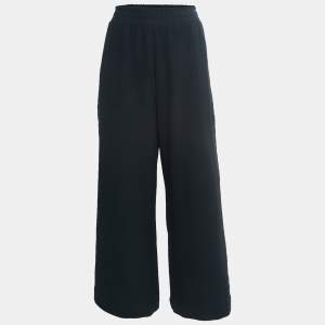 See by Chloe Black Crepe Side Trim Detail Pants L