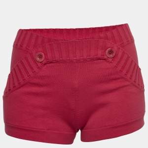 See by Chloe Vintage Pink Stretch Cotton Knit Shorts S