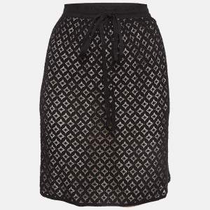 See by Chloe Black Lace Mini Skirt M