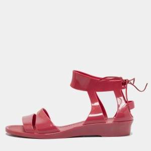 See by Chloe Pink Jelly Flat Sandals Size 36