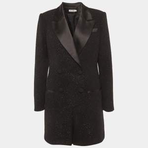 Pre Owned بلاي سوت سيليف بورتريه تيد معدني بولكي أسود مقاس متوسط - ميديم