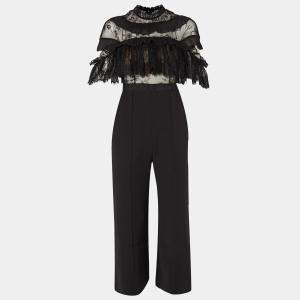 Self-Portrait Lace Ruffles Jumpsuit M