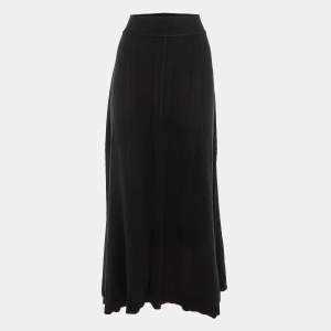 Pre Owned Sonia Rykiel Black Knit Maxi Skirt M 