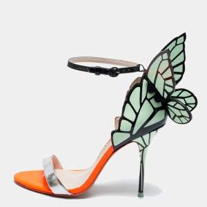Sophia Webster Multicolor Leather Chiara Ankle Strap Sandals Size 37.5