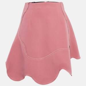 Sportmax Pink Crepe Mini Skirt S