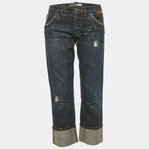 مملوكة مسبقًا Sportmax Code Denim Mid Rise Capri M/Waist 32"