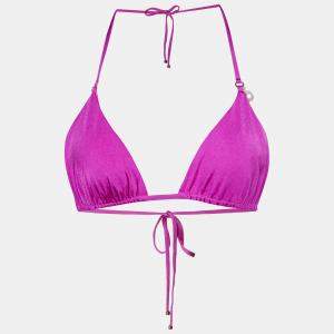 Stella McCartney Purple Jersey Bikini Top M