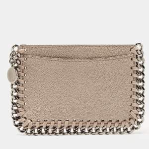 Stella McCartney Faux Suede Falabella Card Holder