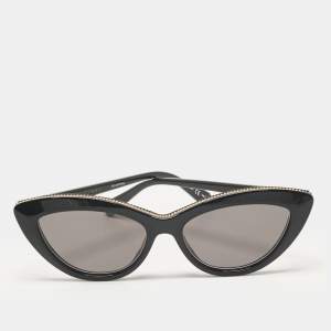 Stella McCartney Black Falabella Cateye Sunglasses
