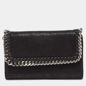Stella McCartney Black Faux Leather Falabella iPhone 6 Case 
