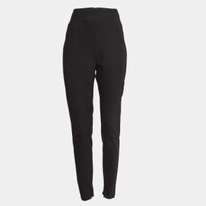 Pre Owned Stella McCartney Black High Waist Trousers M 