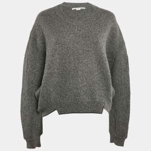Stella McCartney Grey Wool Loose Fit Sweater M