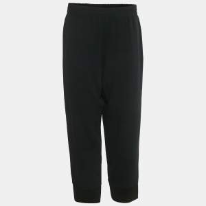 Pre Owned Stella McCartney Black Crepe Trousers M  