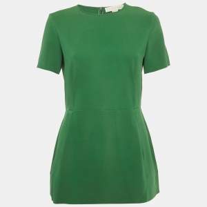 مملوكة مسبقًا Stella McCartney Green Crepe Blouse M