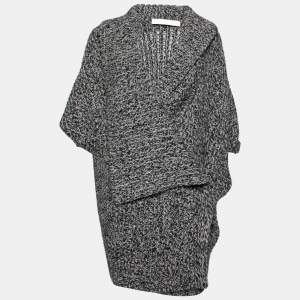 Pre Owned Stella McCartney Grey and Black Knit Sweater S