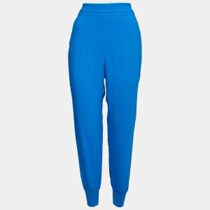 Stella McCartney Blue Crepe Joggers M