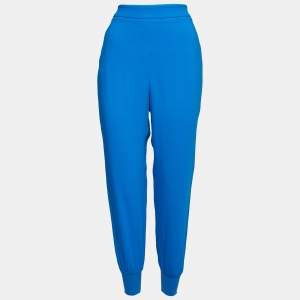 Stella McCartney Blue Crepe Joggers M