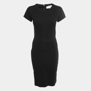 Pre Owned Stella McCartney Black Knit Bodycon Dress L