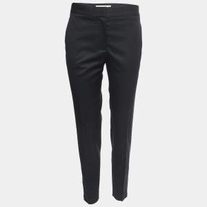 Stella McCartney Black Wool Straight Fit Pants M