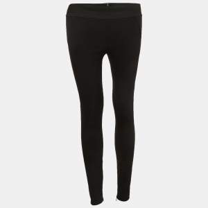 Stella McCartney Black Knit Skinny Pants XXS