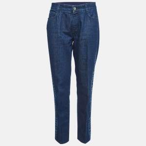 Stella McCartney Blue Logo Printed Denim Jeans M Waist 27"