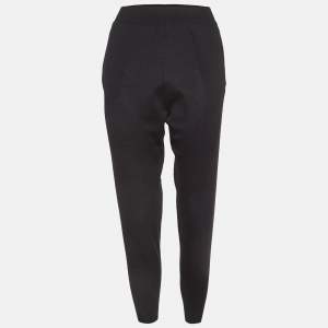 Stella McCartney Black Stretch Knit Joggers M