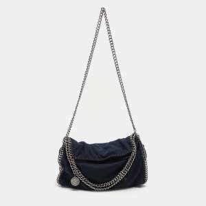 Stella McCartney Blue Faux Suede Falabella Tote