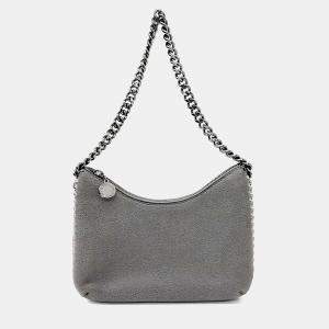 مملوكة مسبقًا Stella McCartney Grey Faux Leather Shoulder Bag