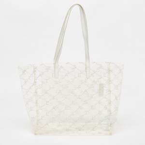 Pre Owned Stella McCartney Clear Monogram PVC Tote