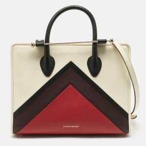 Strathberry Multicolor Leather Midi Tote