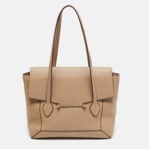 مملوكة مسبقًا Strathberry Mosaic Beige Leather Tote