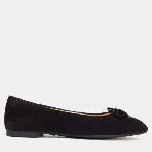 Stuart Weitzman Black Suede Ballet Flats Size 36
