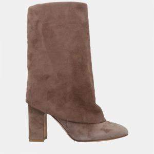 Stuart Weitzman Suede Mid Calf Boots Size 36.5