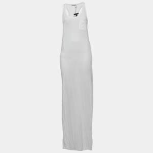 Pre Owned T by Alexander Wang White Jersey Tank Dress S